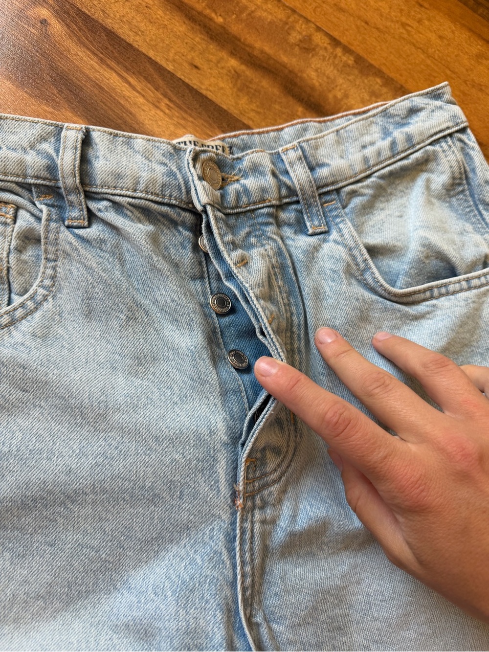 Free People We The Free Good Luck Mid-Rise Barrel Jeans - Picture 4 of 7